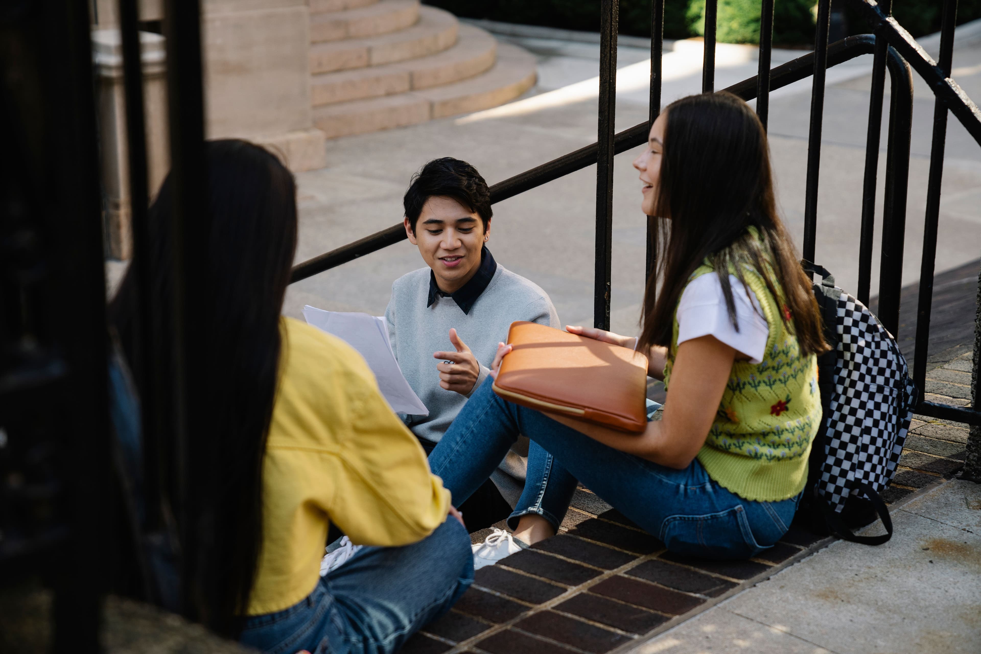 Student smiling